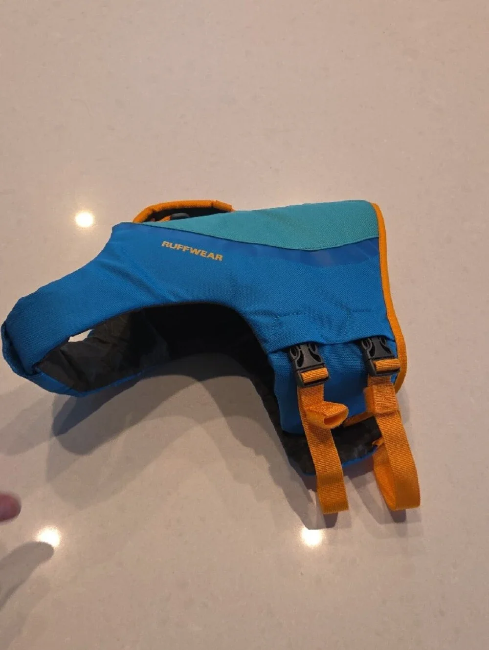Ruffwear Blue, Teal & Orange Dog Life Jacket